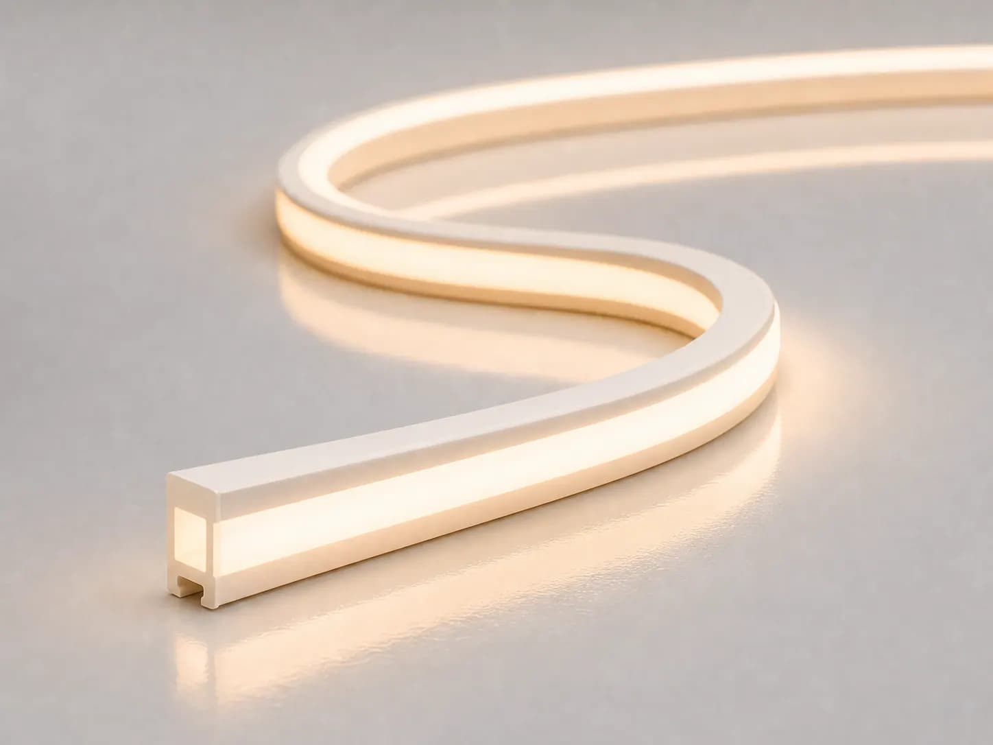 Side Bend LED Neon Light - 0x601mm profile / DC24V / 7.2w/meter / IP 67
