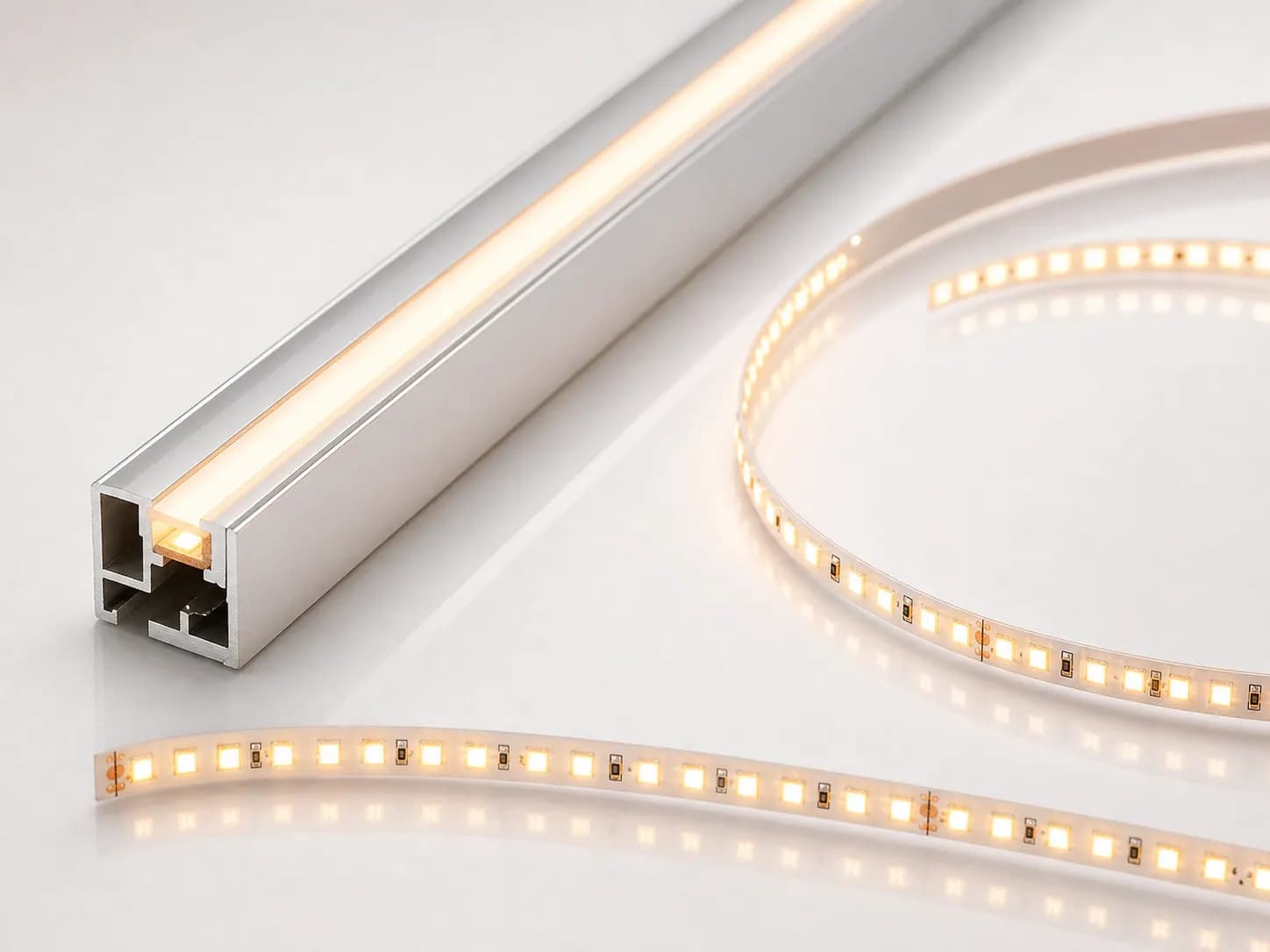 SMD2216 LED tape light - 120 LEDs/m / 4mm / DC24V / 9.6w/meter