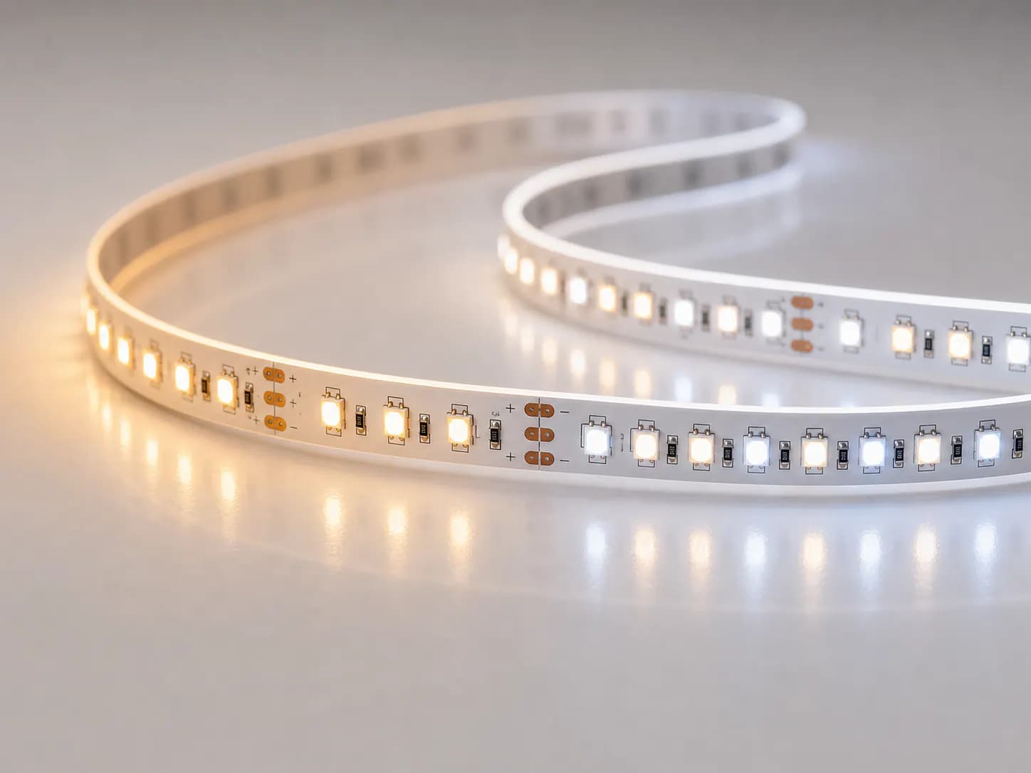 Tunable White LED Strip Light - 60 LEDs/m / 10mm / DC24V / 8.6w/meter