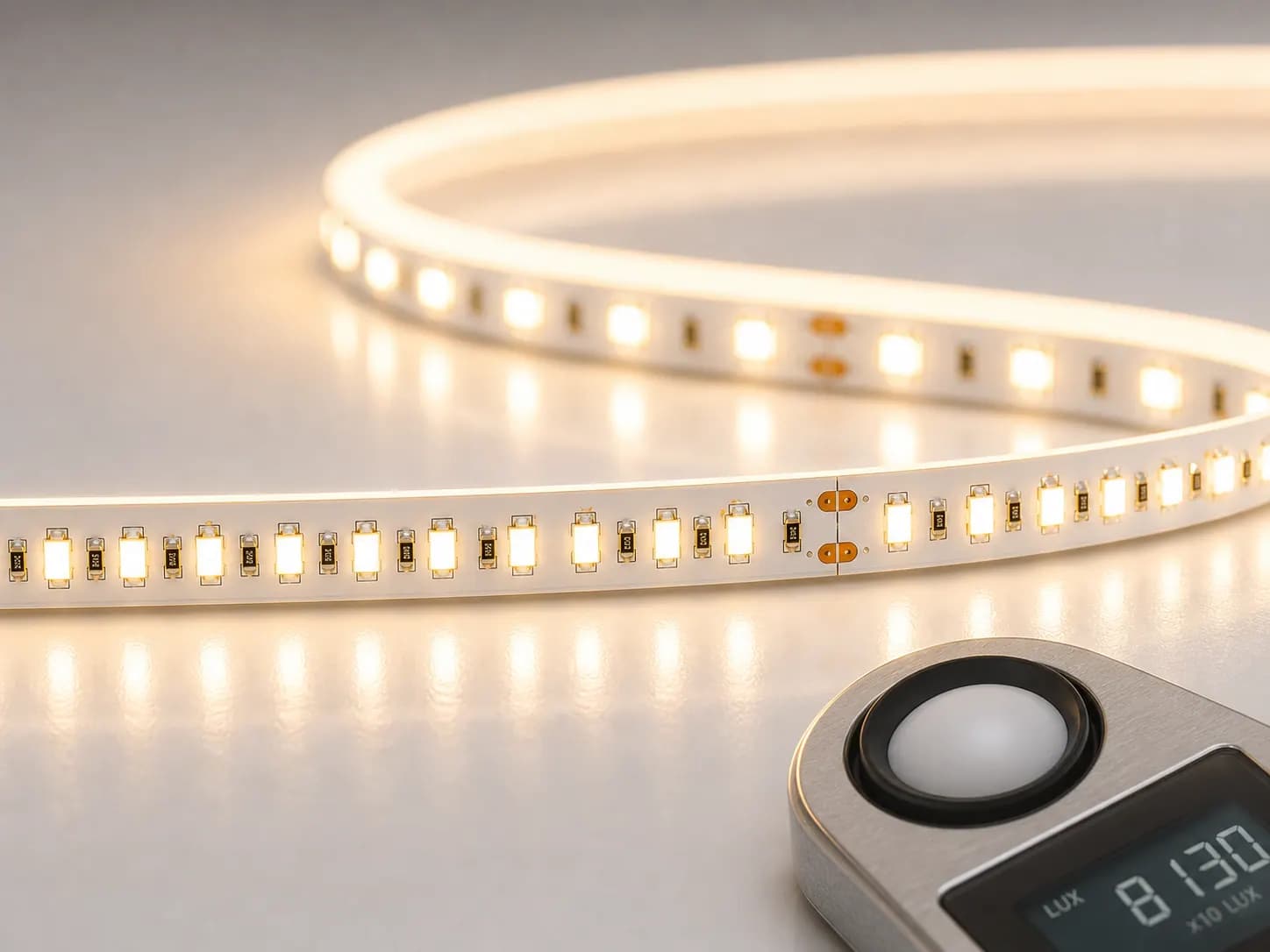 SMD2835 LED strip light - 126 LEDs/m / 8mm / DC24V / 6.7w/meter