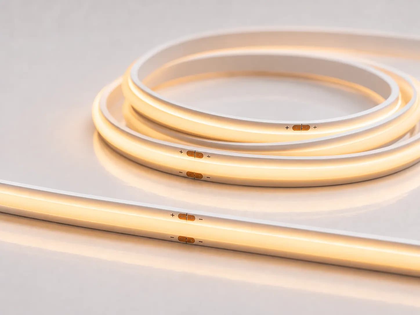 COB LED Strip Light - 8mm/10mm / DC12V / 5W/m,10W/m,15W/m / IP20/ IP55/ IP65/ IP66/ IP67