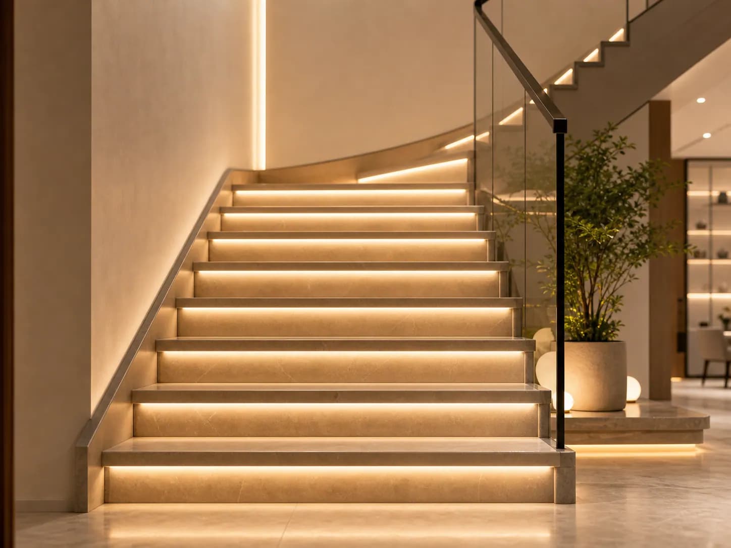 Stair Step Safety Lighting