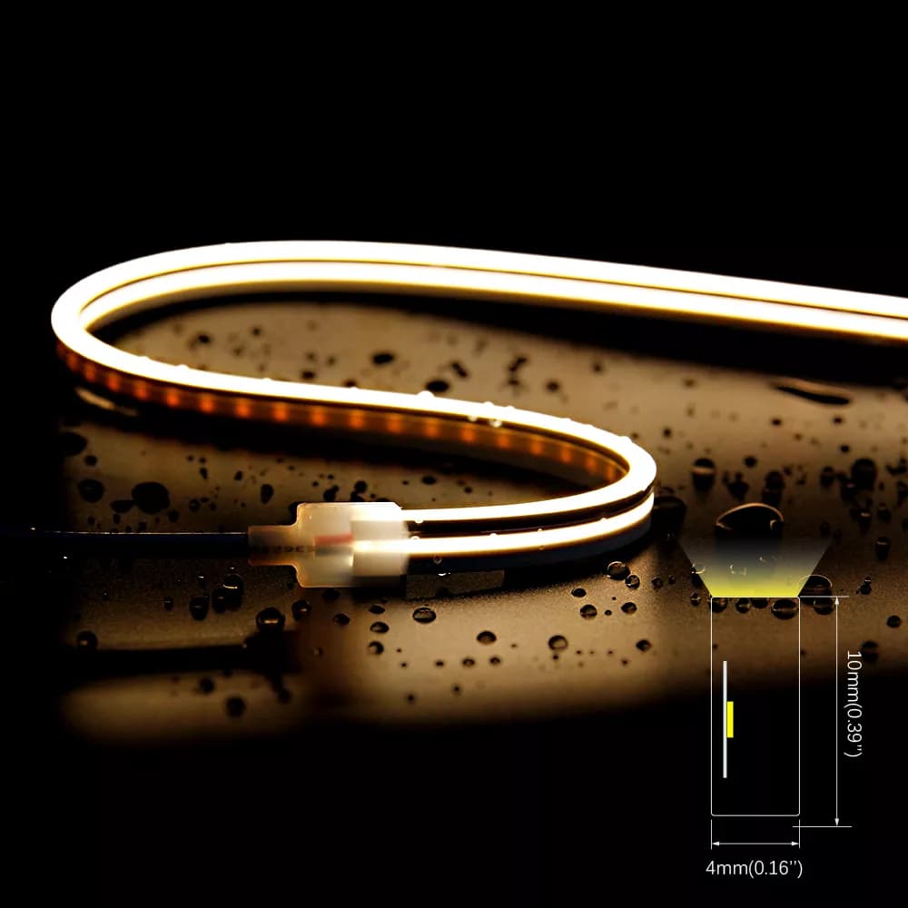 Side Bend LED Neon Light - 0x401mm profile / 24VDC / 7.2w/meter / IP67/IP65