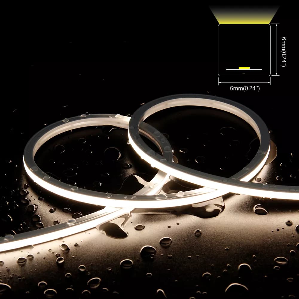 Top Bend LED Neon Light - 0x600mm profile / DC24V / 7.2w/meter / IP 67