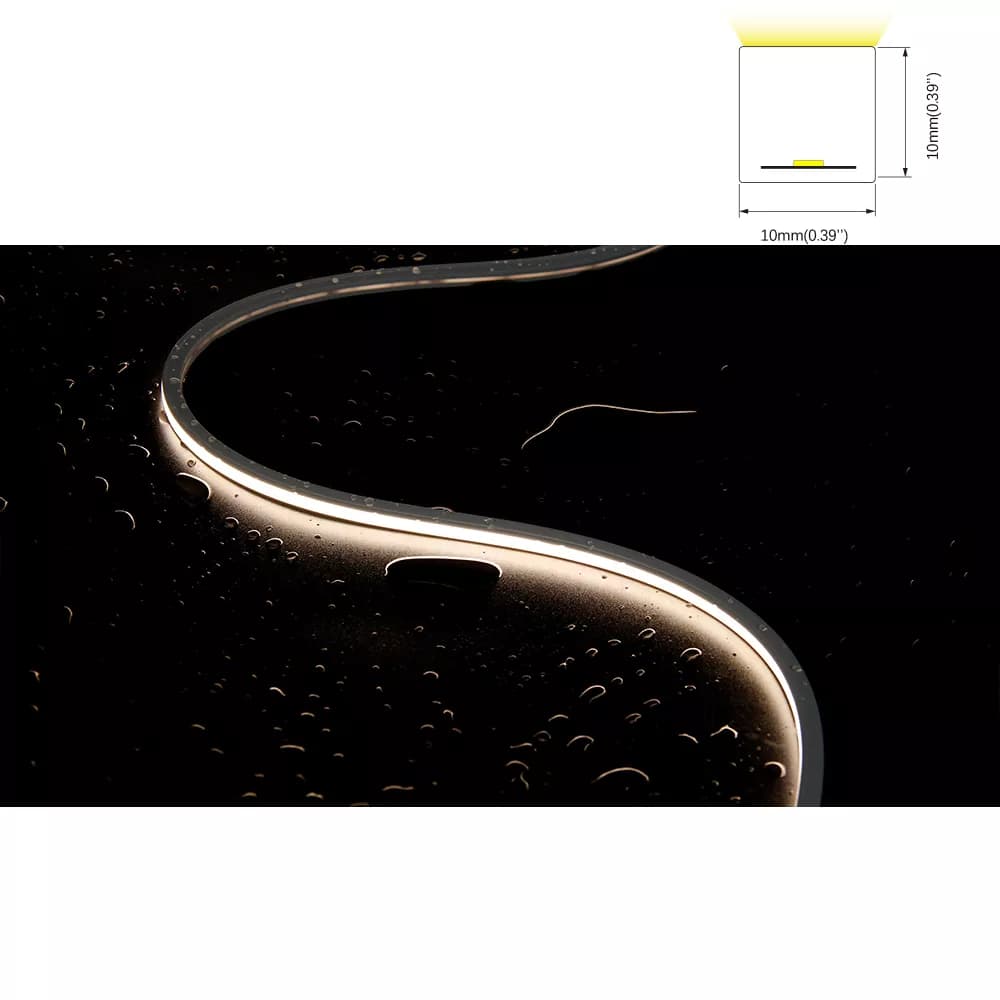 Top Bend LED Neon Light - 1x1mm profile / DC24V / 7.2w/meter / IP 67
