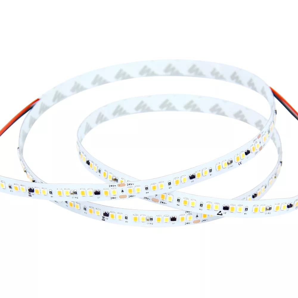 CCT tunable LED tape light - 140 LEDs/m / 8mm / DC24V / 0~14.4w/meter