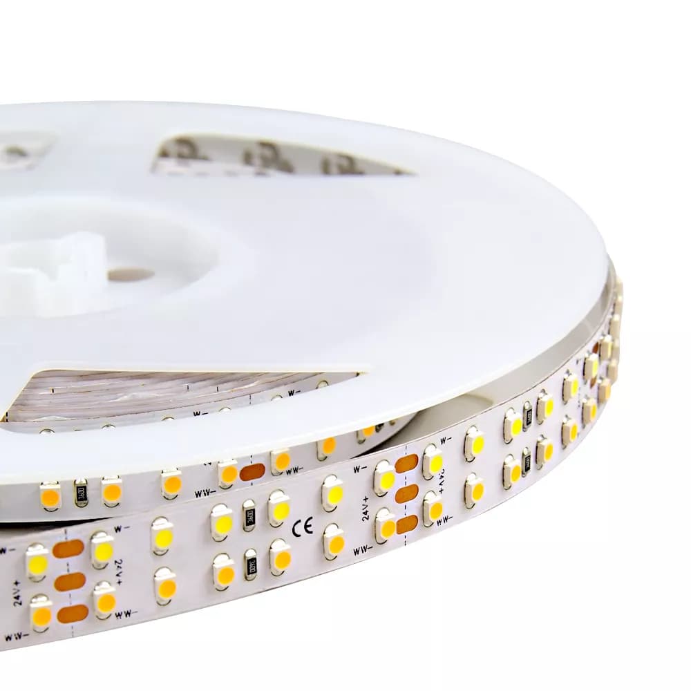 CCT tunable LED tape light - 240 LEDs/m / 15mm / DC24V / 19.2w/meter