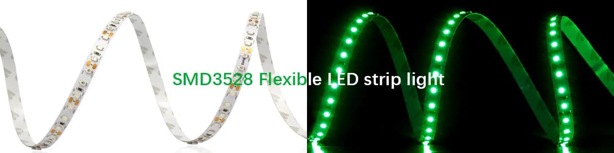 SMD3528 LED strip light - 60 LEDs/m / 8mm / 4.8w/meter / IP20, IP55, IP65, IP66, IP67