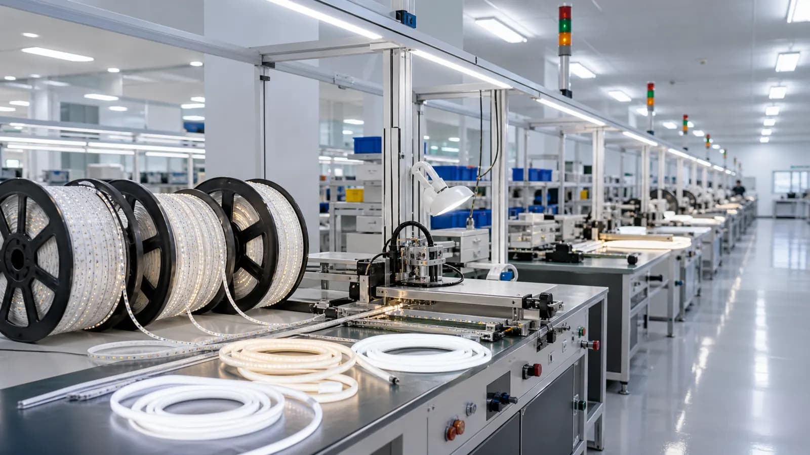 LED strip light production line